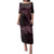 Black Pink Polynesian Tribal Family Matching Puletasi and Hawaiian Shirt - Polynesian Pride