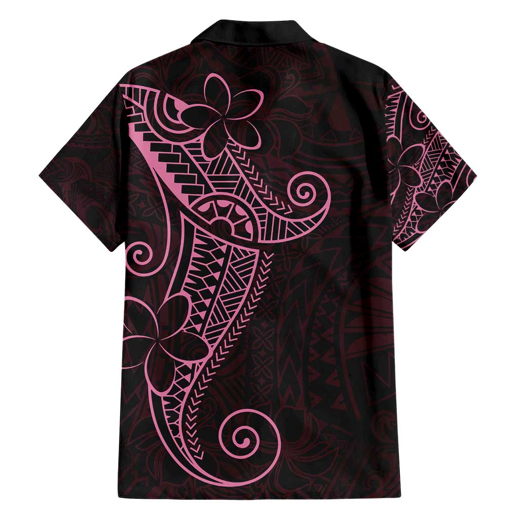 Black Pink Polynesian Tribal Hawaiian Shirt - Polynesian Pride