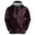 Black Pink Polynesian Tribal Hoodie - Polynesian Pride