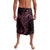 Black Pink Polynesian Tribal Lavalava - Polynesian Pride