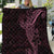 Black Pink Polynesian Tribal Quilt - Polynesian Pride