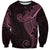 Black Pink Polynesian Tribal Sweatshirt - Polynesian Pride