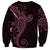 Black Pink Polynesian Tribal Sweatshirt - Polynesian Pride