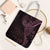 Black Pink Polynesian Tribal Tote Bag - Polynesian Pride