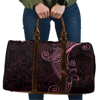 Black Pink Polynesian Tribal Travel Bag - Polynesian Pride