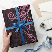 Black Pink Polynesian Tribal Wrapping Paper - Polynesian Pride