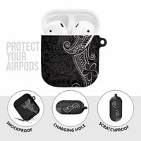 Black White Polynesian Tribal AirPods Case - Polynesian Pride