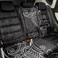 Black White Polynesian Tribal Back Car Seat Cover LT9 - Polynesian Pride