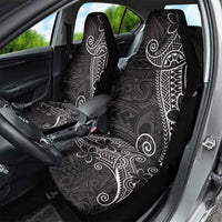 Black White Polynesian Tribal Car Seat Cover LT9 - Polynesian Pride