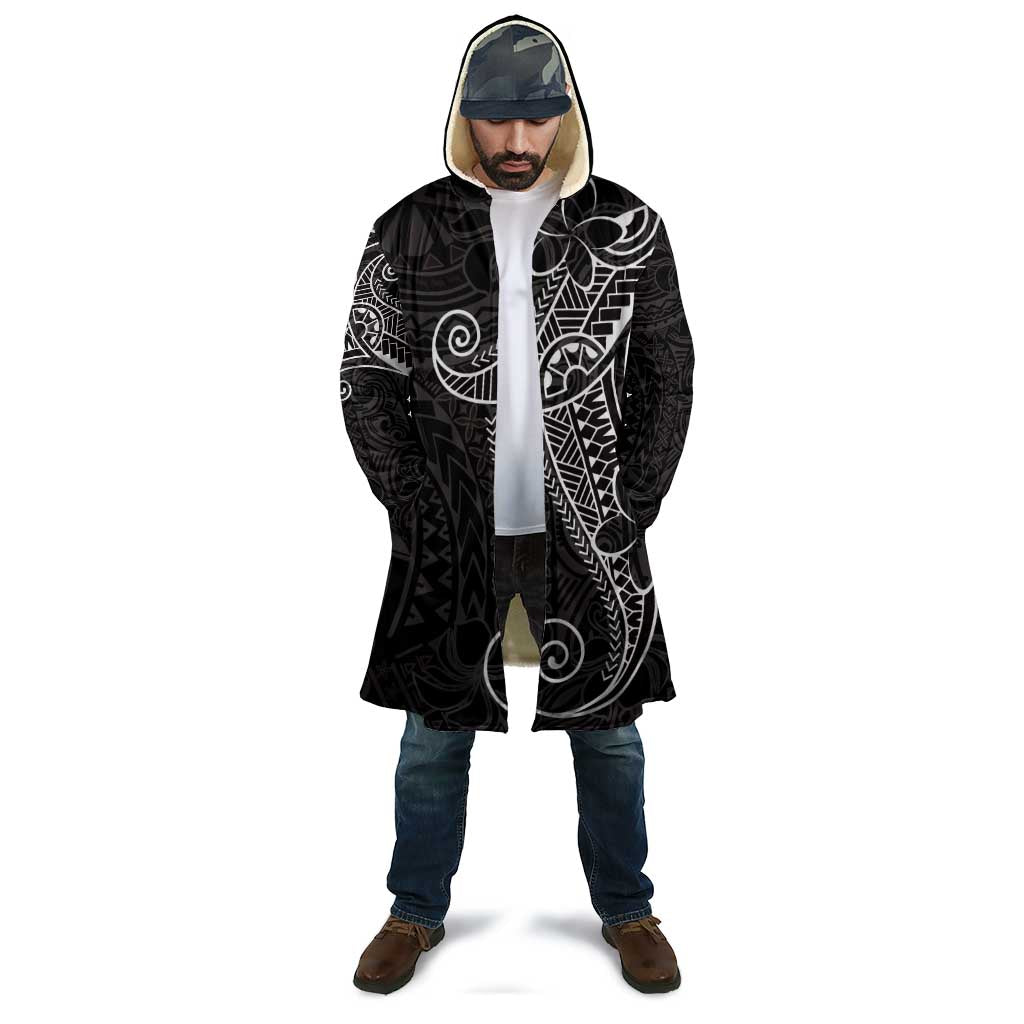 Black White Polynesian Tribal Cloak - Polynesian Pride