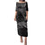 Black White Polynesian Tribal Family Matching Puletasi and Hawaiian Shirt - Polynesian Pride