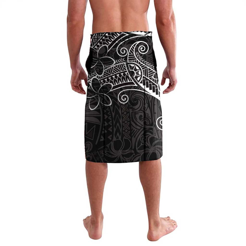 Black White Polynesian Tribal Lavalava - Polynesian Pride