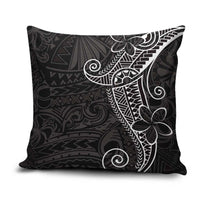 Black White Polynesian Tribal Pillow Cover LT9 White - Polynesian Pride