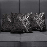 Black White Polynesian Tribal Pillow Cover LT9 - Polynesian Pride