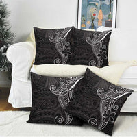 Black White Polynesian Tribal Pillow Cover LT9 - Polynesian Pride