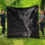 Black White Polynesian Tribal Quilt - Polynesian Pride