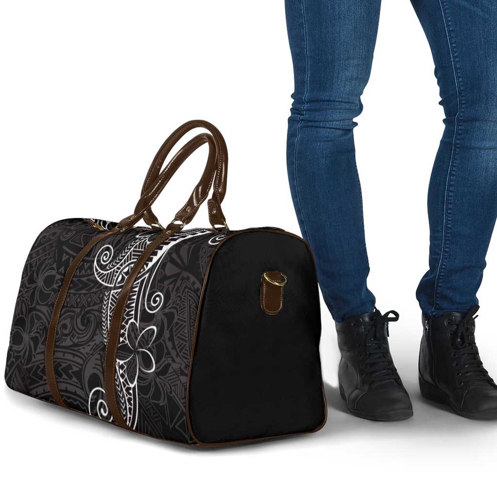 Black White Polynesian Tribal Travel Bag - Polynesian Pride