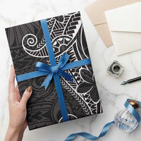 Black White Polynesian Tribal Wrapping Paper - Polynesian Pride
