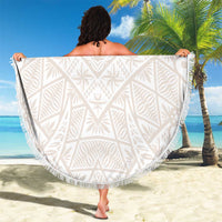 Lotu Tamaiti Tongan Polynesian Art Pattern Beach Blanket Traditional Tribal Motifs - Polynesian Pride