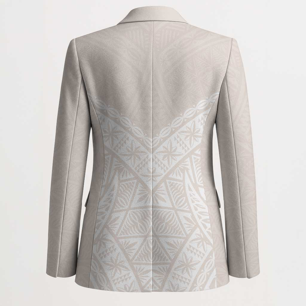 Lotu Tamaiti Tongan Polynesian Art Pattern Blazer Traditional Tribal Motifs - Polynesian Pride