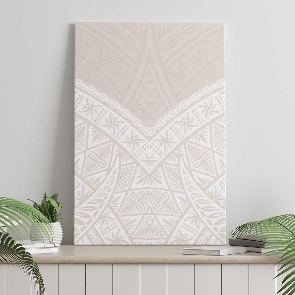 Lotu Tamaiti Tongan Polynesian Art Pattern Canvas Wall Art Traditional Tribal Motifs - Polynesian Pride