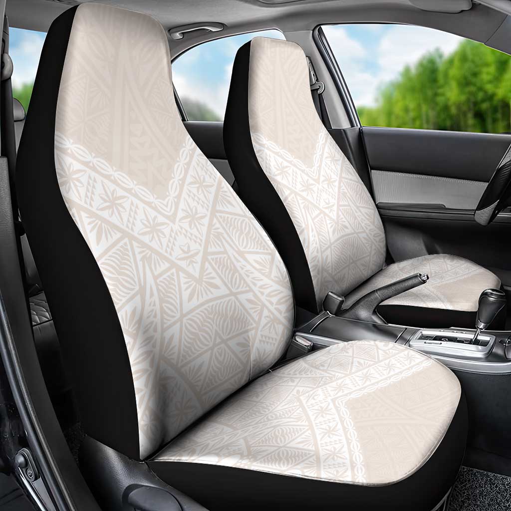 Lotu Tamaiti Tongan Polynesian Art Pattern Car Seat Cover Traditional Tribal Motifs - Polynesian Pride