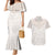 Lotu Tamaiti Tongan Polynesian Art Pattern Couples Matching Mermaid Dress and Hawaiian Shirt Traditional Tribal Motifs - Polynesian Pride