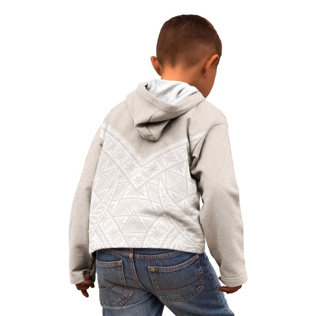 Lotu Tamaiti Tongan Polynesian Art Pattern Kid Hoodie Traditional Tribal Motifs - Polynesian Pride