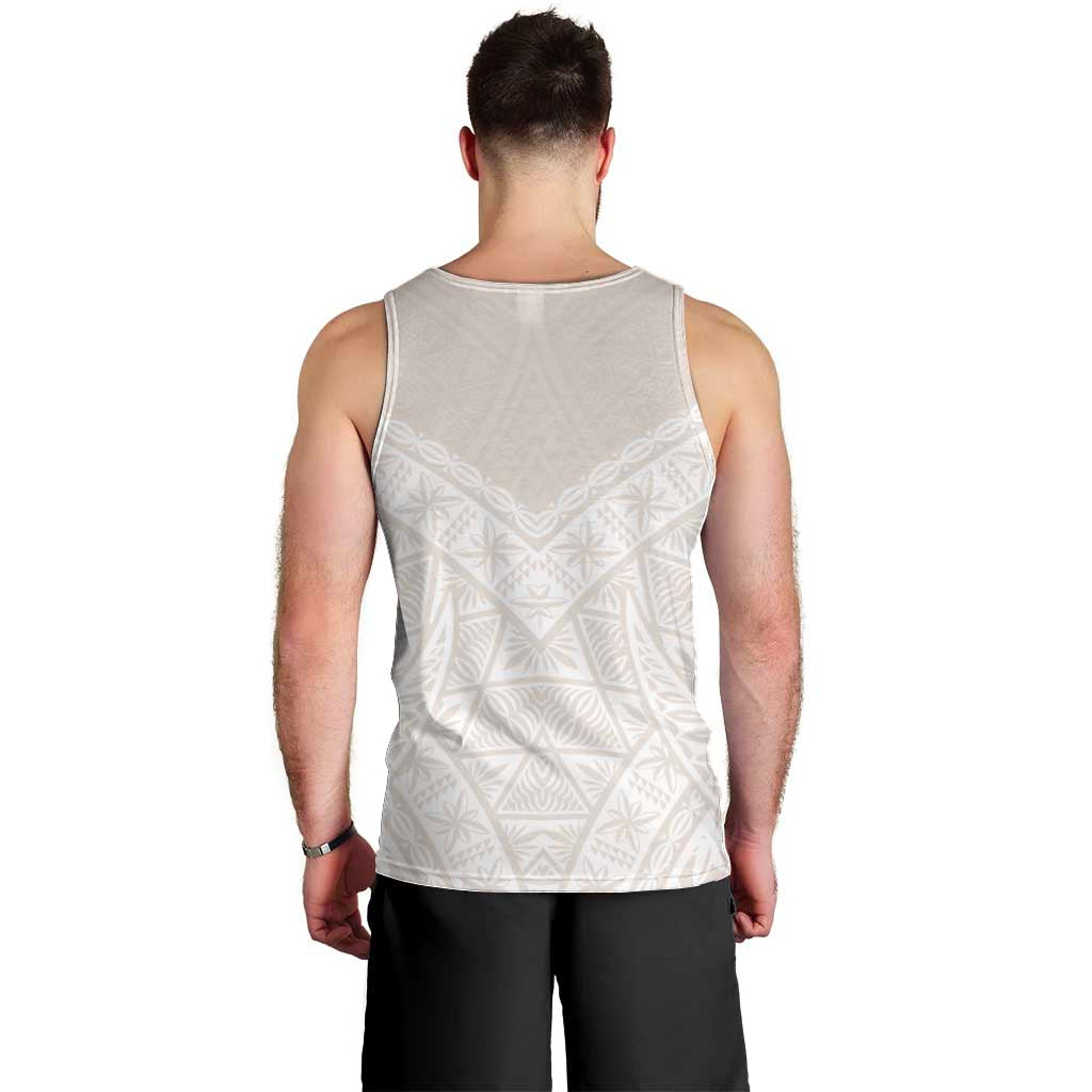 Lotu Tamaiti Tongan Polynesian Art Pattern Men Tank Top Traditional Tribal Motifs - Polynesian Pride