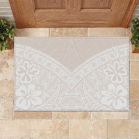 Lotu Tamaiti Tongan Polynesian Art Pattern Rubber Doormat Traditional Tribal Motifs - Polynesian Pride