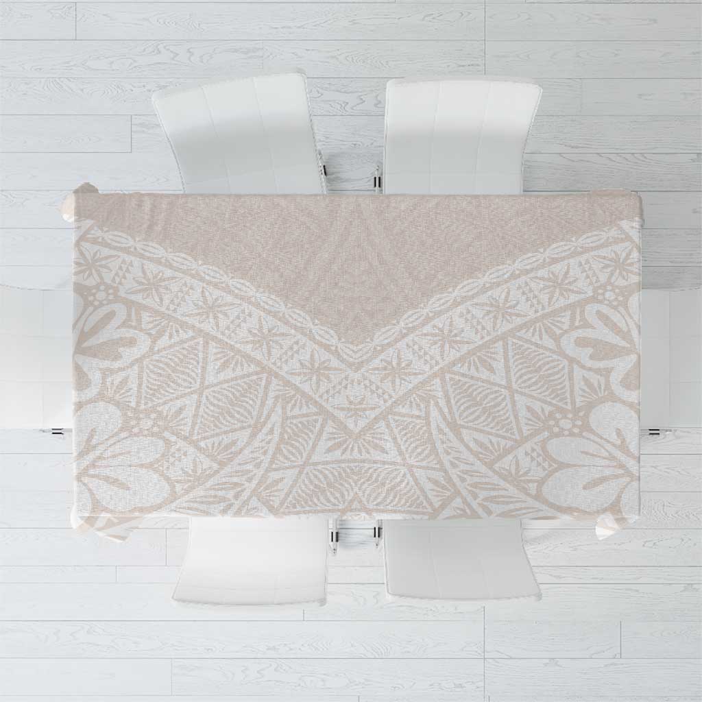 Lotu Tamaiti Tongan Polynesian Art Pattern Tablecloth Traditional Tribal Motifs - Polynesian Pride