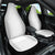 Lotu Tamaiti White Tongan Ngatu Car Seat Cover Polynesian Tribal Fonulei Pattern - Polynesian Pride
