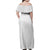 Lotu Tamaiti White Tongan Ngatu Family Matching Off Shoulder Maxi Dress and Hawaiian Shirt Polynesian Tribal Fonulei Pattern - Polynesian Pride
