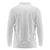 Lotu Tamaiti White Tongan Ngatu Long Sleeve Polo Shirt Polynesian Tribal Fonulei Pattern - Polynesian Pride