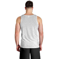Lotu Tamaiti White Tongan Ngatu Men Tank Top Polynesian Tribal Fonulei Pattern - Polynesian Pride