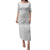 Lotu Tamaiti White Tongan Ngatu Puletasi Polynesian Tribal Fonulei Pattern - Polynesian Pride