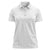 Lotu Tamaiti White Tongan Ngatu Women Polo Shirt Polynesian Tribal Fonulei Pattern - Polynesian Pride