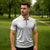 Lotu Tamaiti White Tongan Ngatu Zipper Polo Shirt Polynesian Tribal Fonulei Pattern - Polynesian Pride
