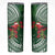 Christmas Hawaii with I'iwi Bird Skinny Tumbler Aloha Mele Kalikimaka - Green Art