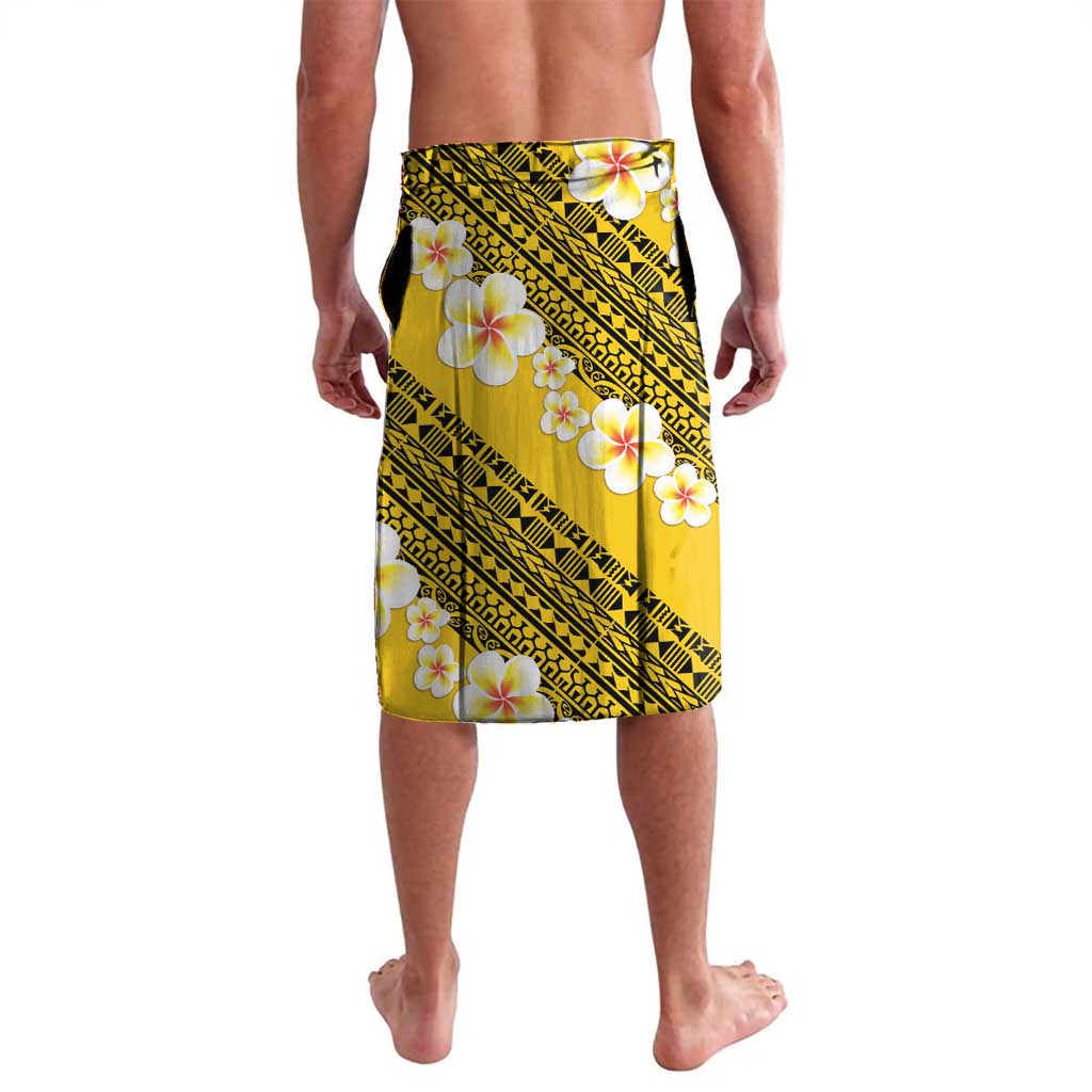 Tuvalu Plumeria Flowers Lavalava Polynesian Tribal Pattern