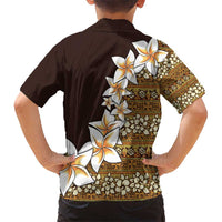 Vintage Hibiscus Turtle Pattern Hawaiian Shirt with Plumeria Half Style LT9 - Polynesian Pride