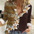 Vintage Hibiscus Turtle Pattern Women Casual Shirt with Plumeria Half Style