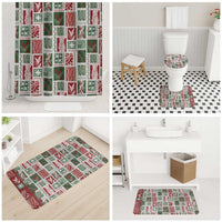 Mele Kalikimaka Hawaiian Quilt and Lei Patchwork Bathroom Set - Polynesian Pride