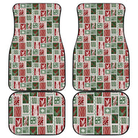 Mele Kalikimaka Hawaiian Quilt and Lei Patchwork Car Mats - Polynesian Pride