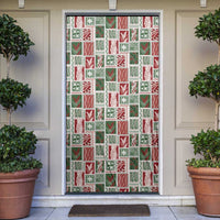 Mele Kalikimaka Hawaiian Quilt and Lei Patchwork Door Cover - Polynesian Pride