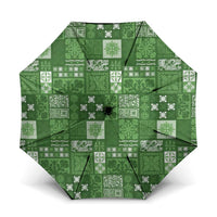 Vintage Hawaiian Quilting Patterns Umbrella Green Style Tribal Fabric Patchwork - Polynesian Pride