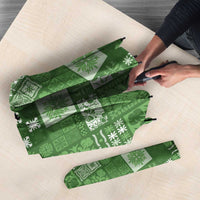 Vintage Hawaiian Quilting Patterns Umbrella Green Style Tribal Fabric Patchwork - Polynesian Pride