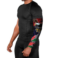 American Samoa Bald Eagle Personalized Arm Sleeves Samoa Muamua Le Atua - Polynesian Pride