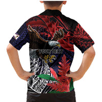 American Samoa Bald Eagle Personalized Family Matching Mermaid Dress and Hawaiian Shirt Samoa Muamua Le Atua