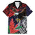 American Samoa Bald Eagle Personalized Family Matching Off The Shoulder Long Sleeve Dress and Hawaiian Shirt Samoa Muamua Le Atua